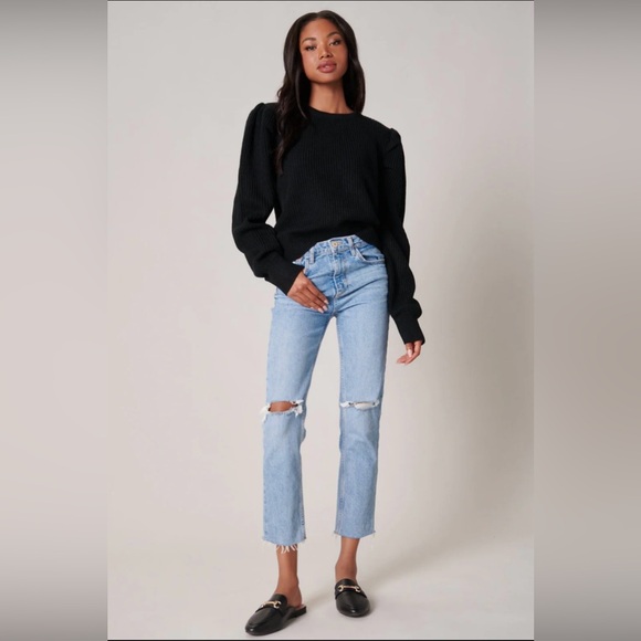 Sugar + Lips || Freya Drape Sleeve Sweater - Picture 2 of 11